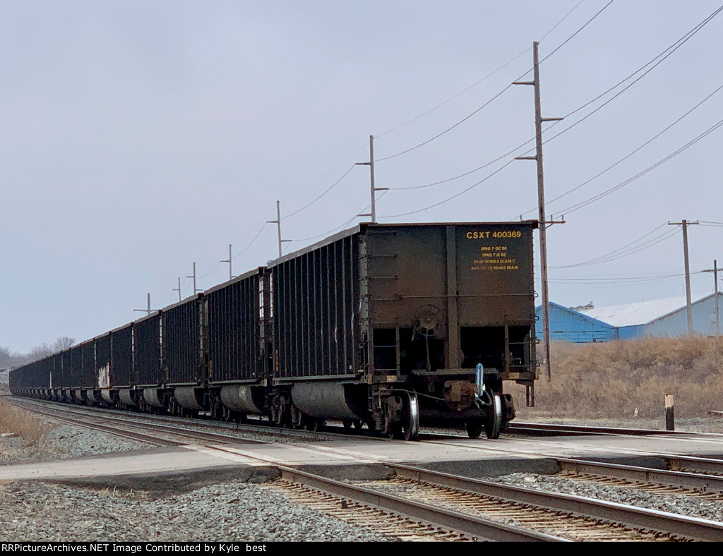 Coal train away 